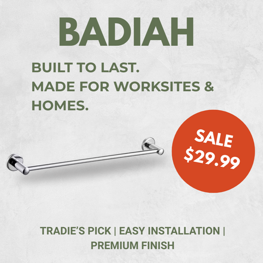 Single Towel Rail 600mm Chrome