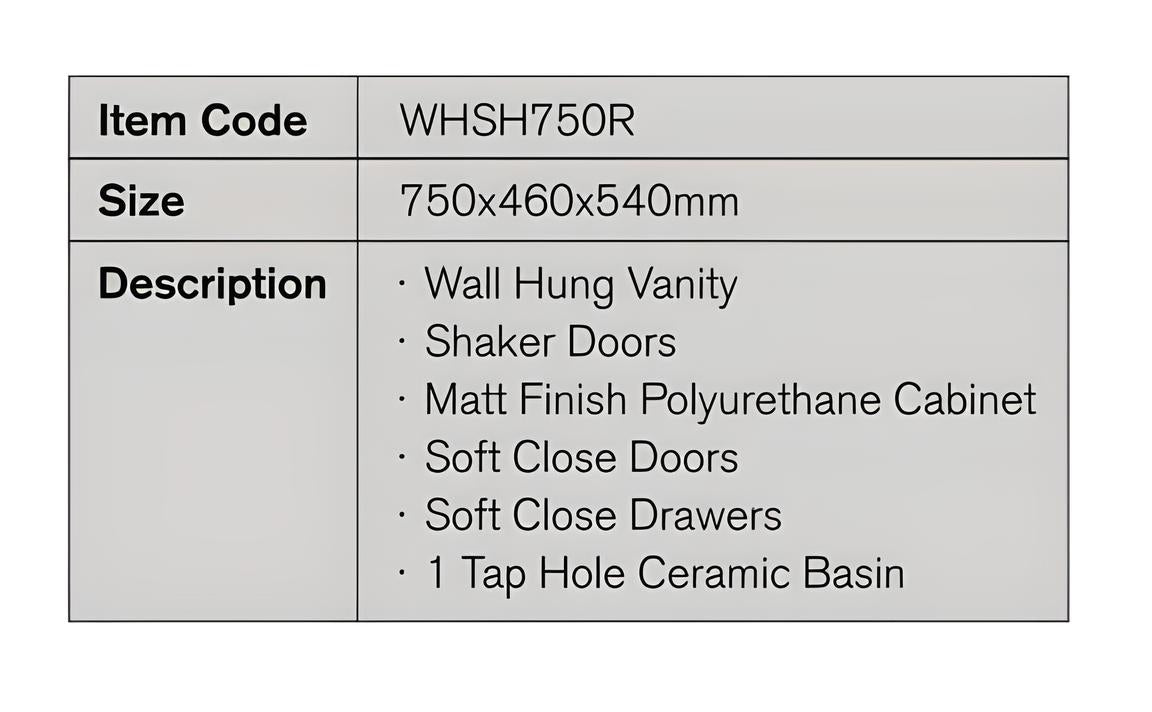 WHSH750R