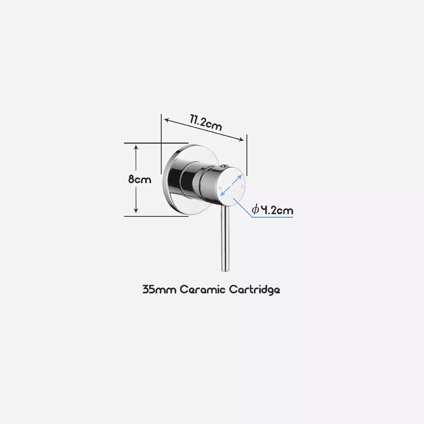 Cascade - Shower and Bath Mixer